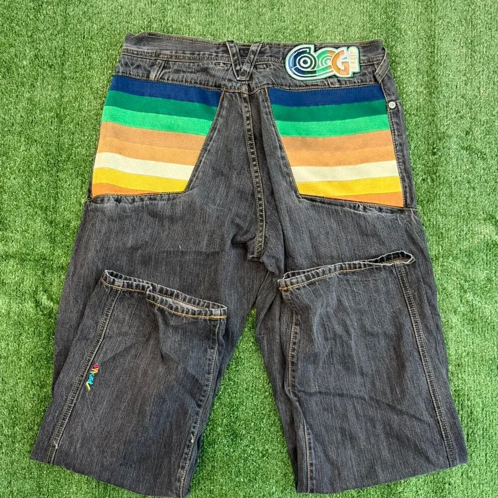 Coogi Men's Navy and Blue Jeans